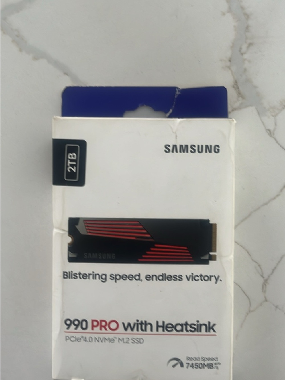Samsung SSD 990 PRO with Heatsink - Black & Red Accents